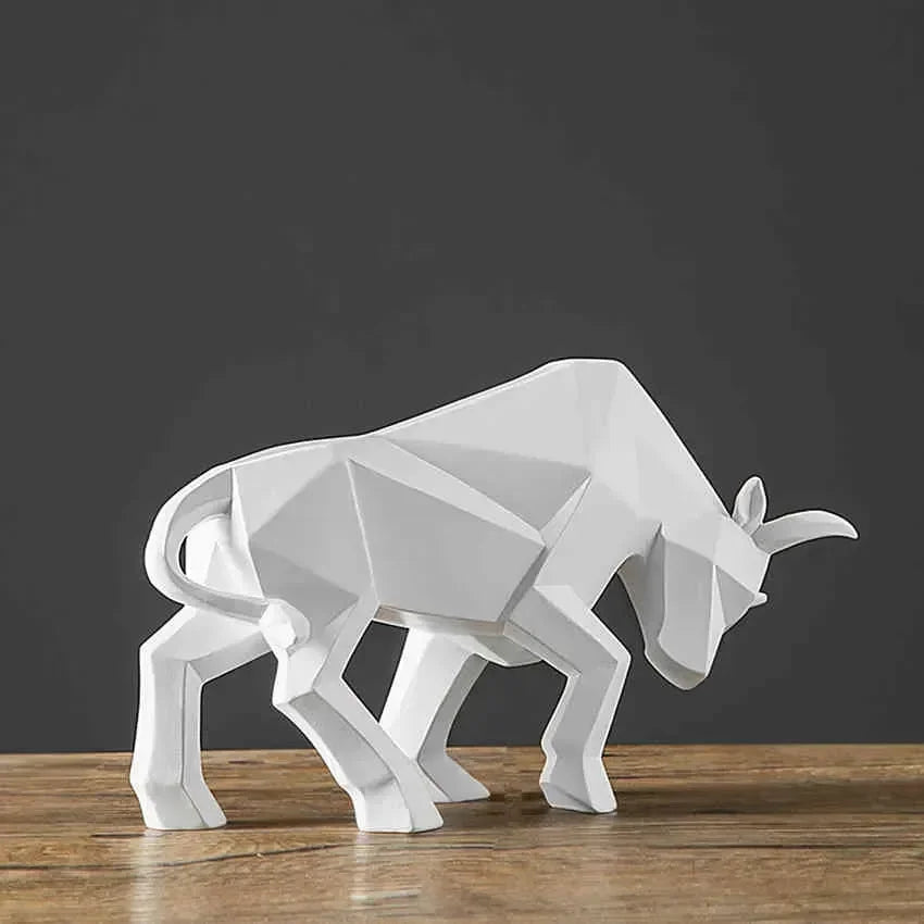 Modern Bull Figurine