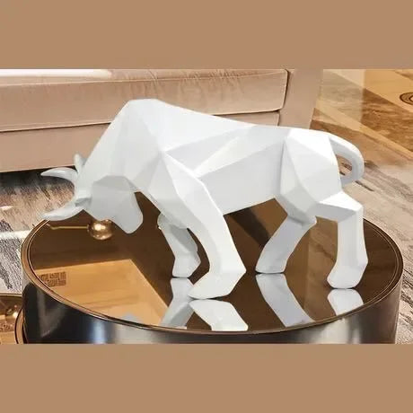 Modern Bull Figurine