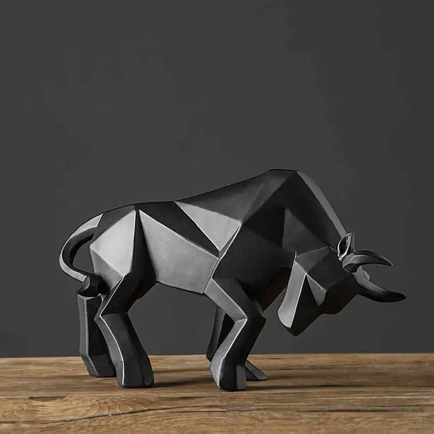 Modern Bull Figurine