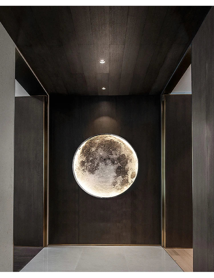 Creative Led Moon Light Shade Ceiling Lamp