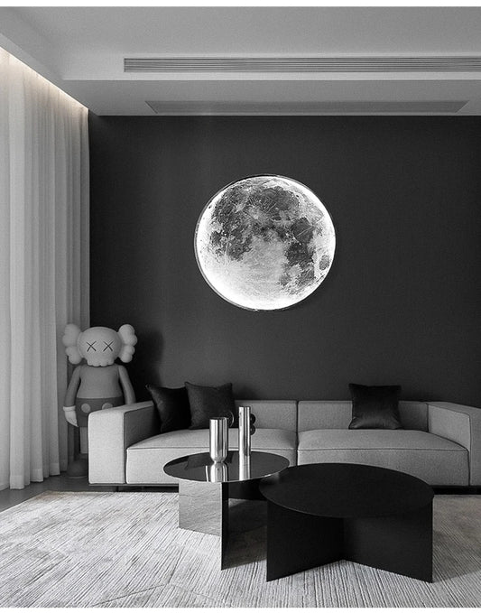 Creative Led Moon Light Shade Ceiling Lamp