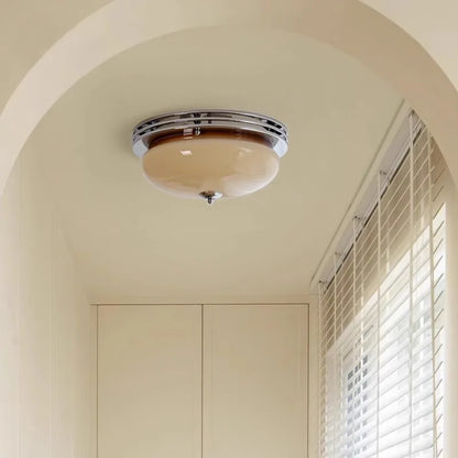 Nordic Chrome Simple LED Ceiling Lamp