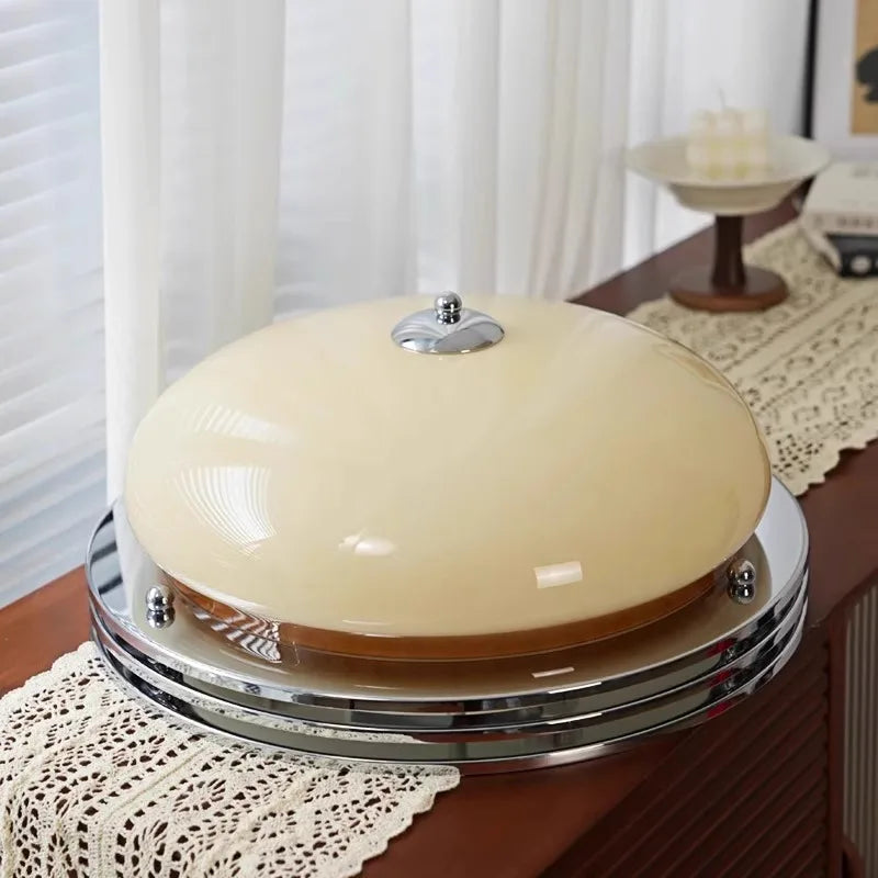 Nordic Chrome Simple LED Ceiling Lamp