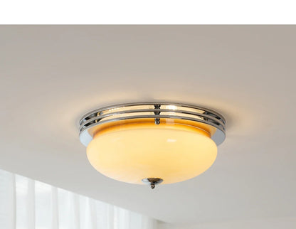 Nordic Chrome Simple LED Ceiling Lamp