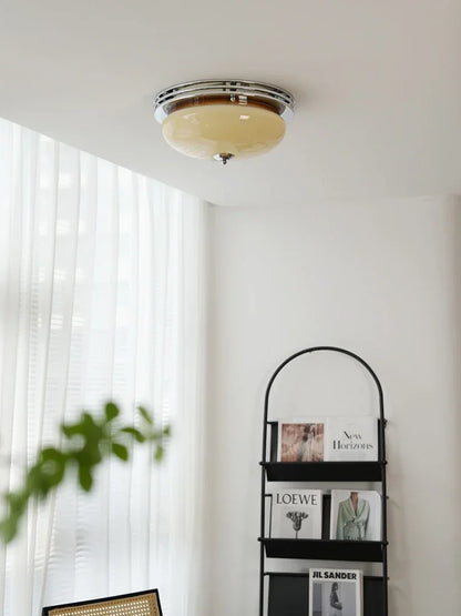 Nordic Chrome Simple LED Ceiling Lamp