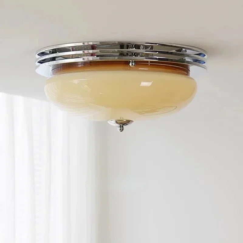 Nordic Chrome Simple LED Ceiling Lamp