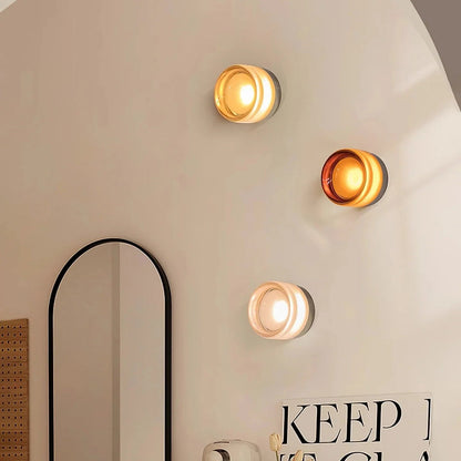 Modern Dimple Glass LED Wall Sconce