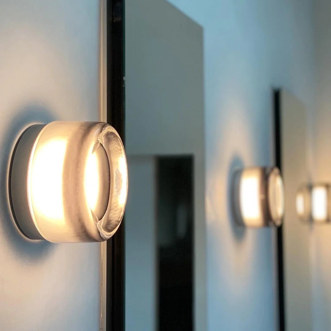 Modern Dimple Glass LED Wall Sconce